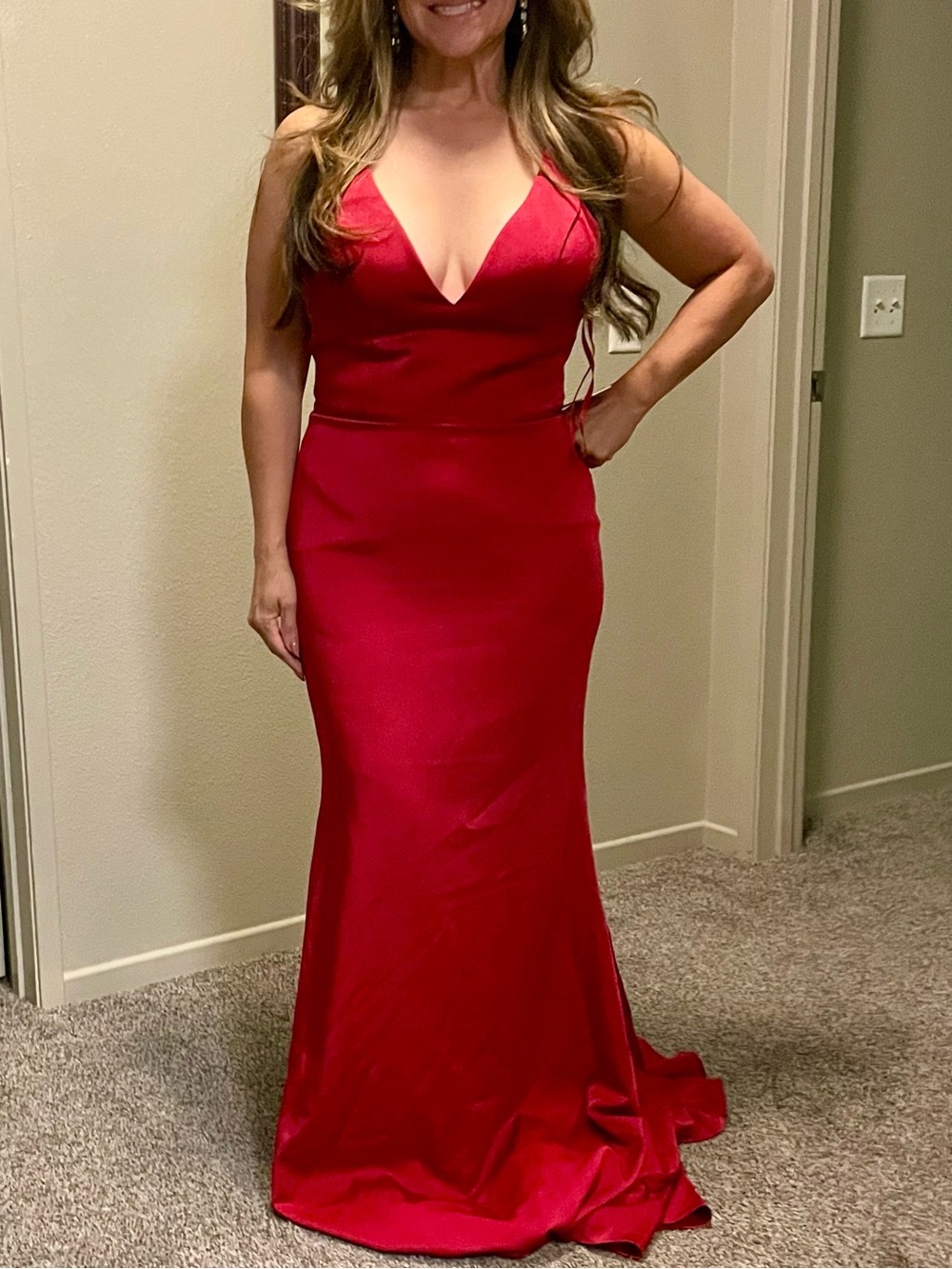Size 8 Jovani Red Dress